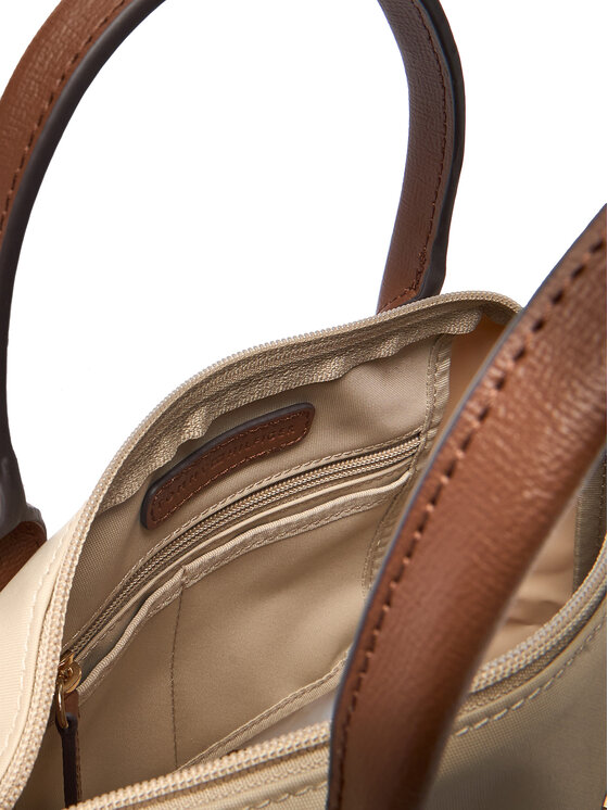 Tommy Hilfiger Tommy Hilfiger Дамска чанта Popette Mini Tote AW0AW17709 Кафяв
