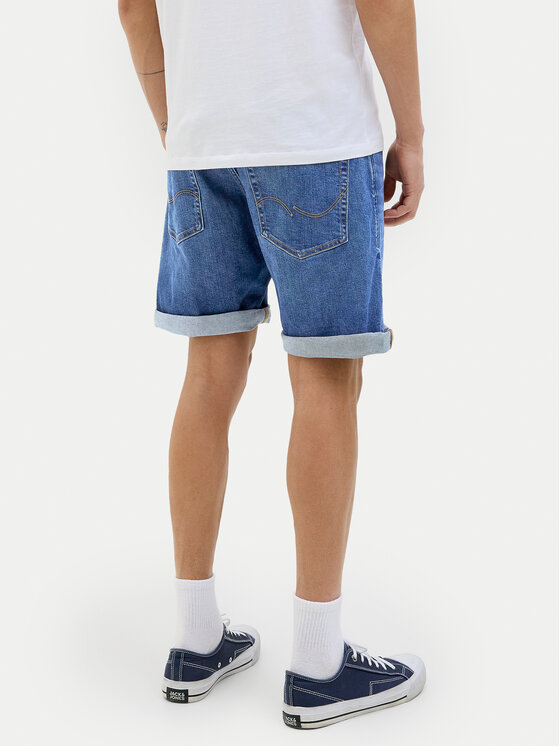 Jack & Jones Jack & Jones Džínsové šortky Rick 12269612 Modrá Regular Fit