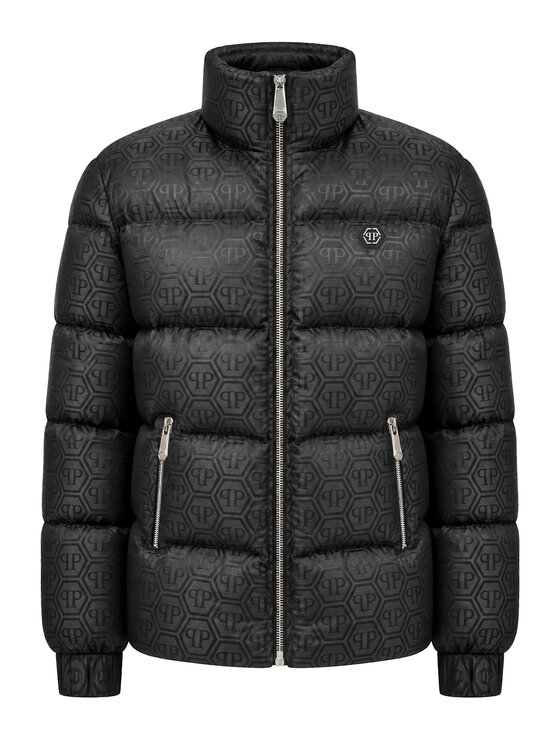 PHILIPP PLEIN PHILIPP PLEIN Giubbotto piumino 31037 Nero Regular Fit