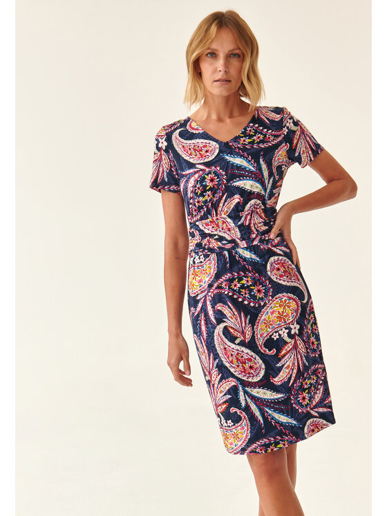 TATUUM TATUUM Sukienka dzianinowa MONIKA Kolorowy Fitted Fit
