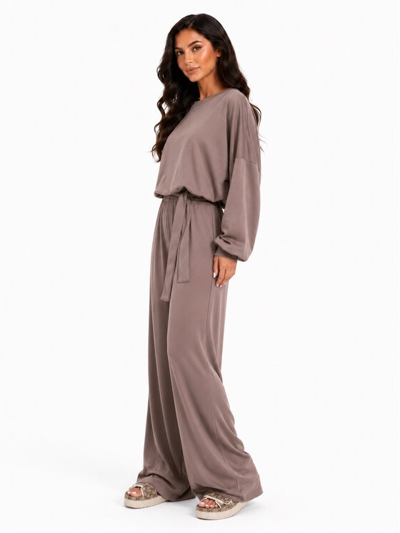 Agatha Studio Agatha Studio Dres A26SS-KA-K26 Brązowy Oversize