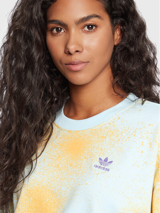 adidas adidas Majica dugih rukava Allover Print HL6600 Šarena Relaxed Fit