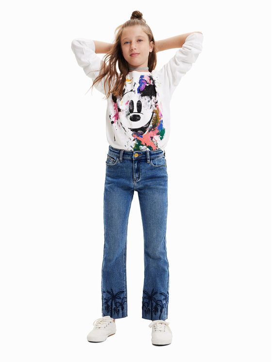 Desigual Desigual Дънки 23SGDD06 Сив Regular Fit