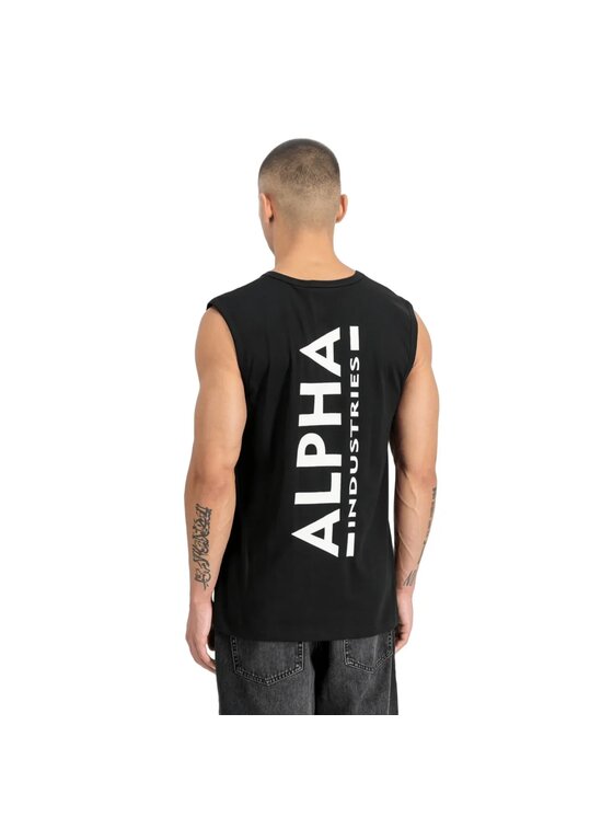 Alpha Industries Alpha Industries Tank top AI.266562 Čierna Regular Fit
