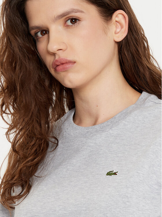 Lacoste Lacoste T-Shirt TF7215 Szary Regular Fit