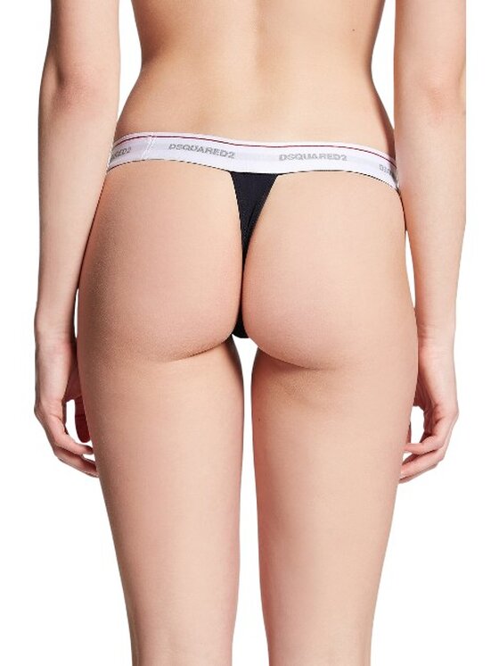 DSQUARED DSQUARED Perizoma perizoma - Dsquared - band thong Nero