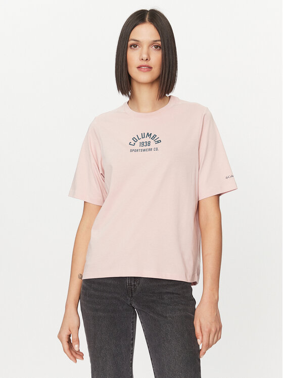 Columbia Športna Majica North Cascades™ Relaxed Tee Rdeča Regular Fit