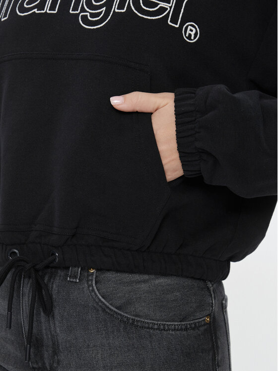 Wrangler Wrangler Majica dugih rukava 112342761 Crna Loose Fit