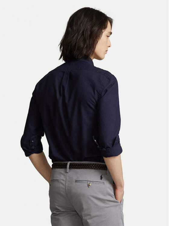 Polo Ralph Lauren Polo Ralph Lauren Πουκάμισο Bsr 710723610 Σκούρο μπλε Slim Fit