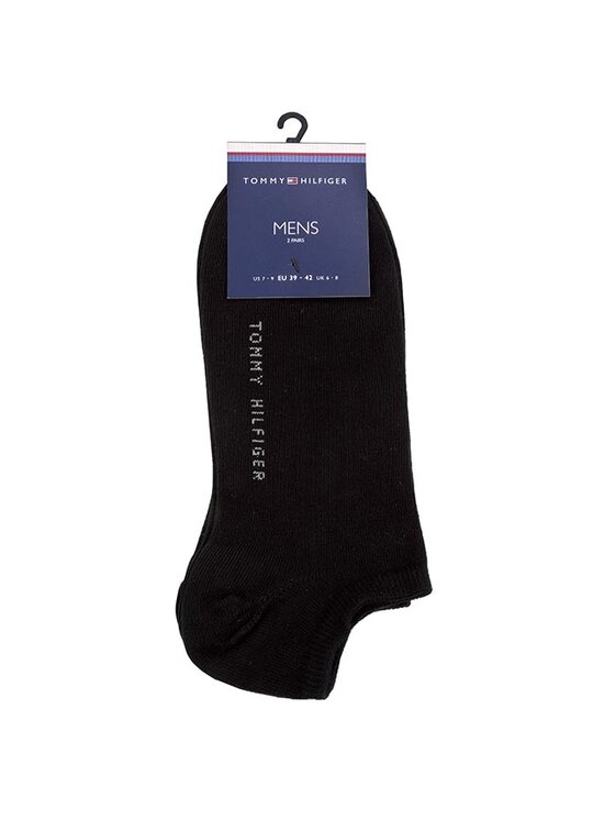 Tommy Hilfiger Tommy Hilfiger Комплект 2 чифта къси чорапи мъжки 342023001 Черен