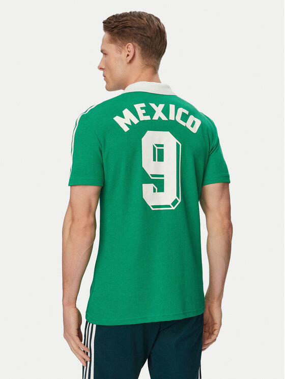 adidas adidas Športna majica Mexico Home Jersey 1986 JN3710 Zelena Slim Fit