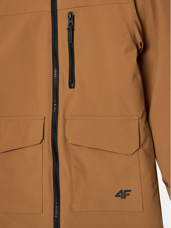 4F 4F Parka 4FJWAW24TJACM157 Rjava Regular Fit