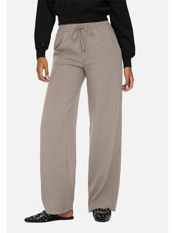 ONLY ONLY Pantaloni di tessuto 15331492-FUN 32 Grigio Regular Fit