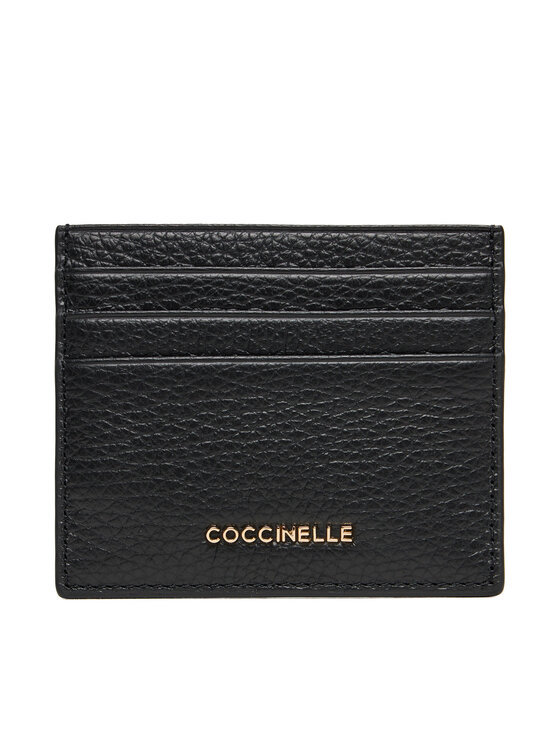 Coccinelle Etui na karty kredytowe MW5 Metallic Soft E2 MW5 12 95 01 Czarny