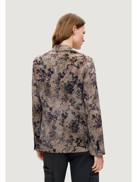 Desigual Desigual Marynarka AME_CHERRIE Beżowy ciemny Blazer Fit