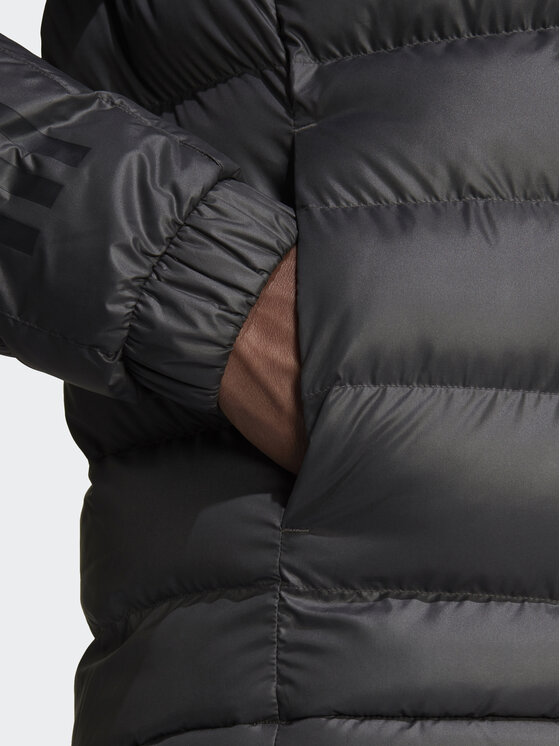 adidas adidas Зимно яке 3-Stripes Sdp Badge Of Sport GV5330 Сив Standard Fit