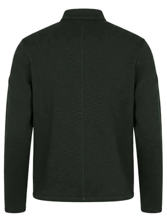 Ombre Ombre Kurtka przejściowa C587 Zielony ciemny Slim Fit