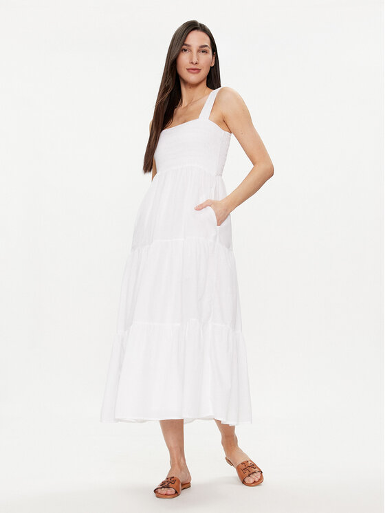 Seafolly Seafolly Sommerkleid 54865-DR Weiß Regular Fit
