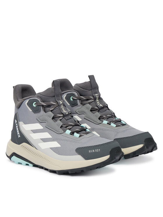 adidas adidas Trekkingi Terrex Anylander Mid Rain.Rdy Hiking Shoes JR6600 Szary