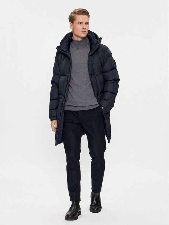 BOSS BOSS Zimska jakna Condolo 50498000 Mornarsko modra Regular Fit