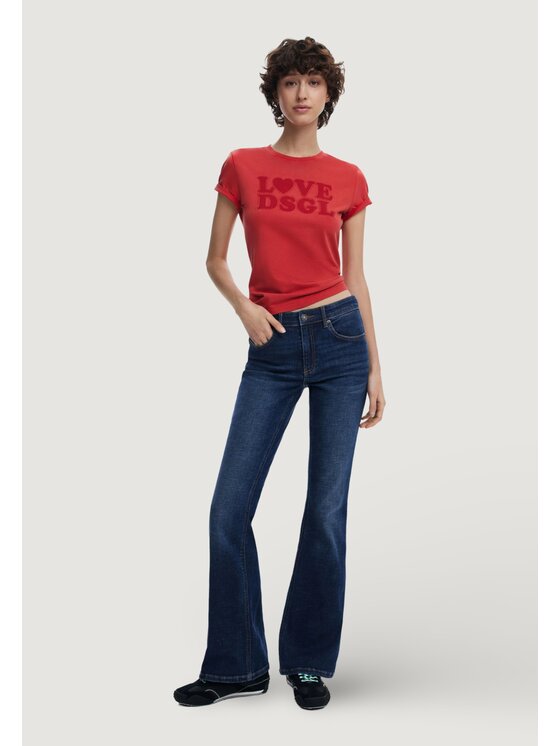 Desigual Desigual Τζιν DENIM_KUSAMA Μπλε Boot Fit