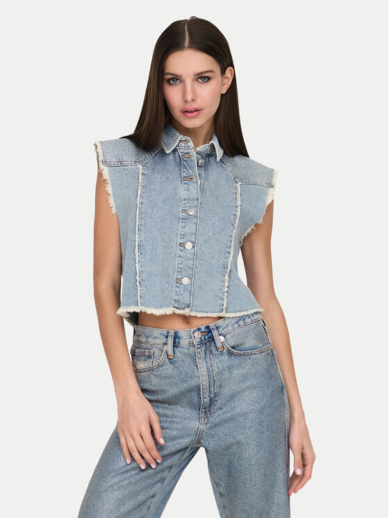 ONLY ONLY Liemenė Hollywood 15341021 Mėlyna Regular Fit