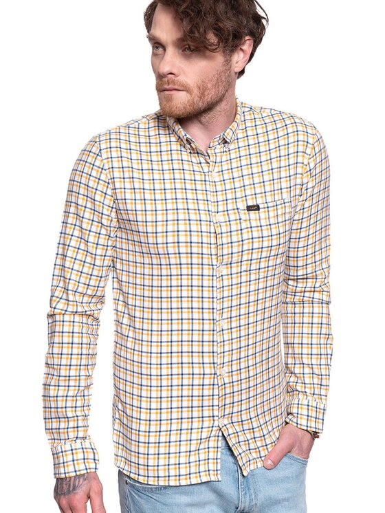 Lee Lee Camicia SLIM BUTTON DOWN Blu Slim Fit