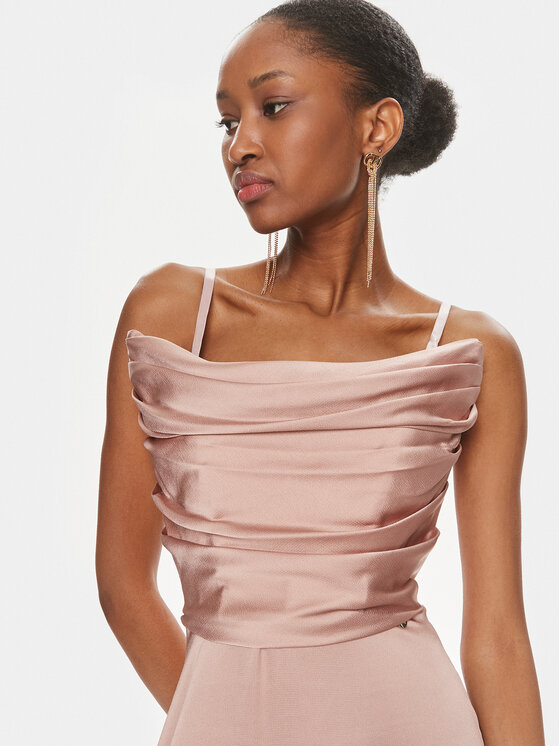 Rinascimento Robe de soiree CFC0117804003 Rose Regular Fit Modivo