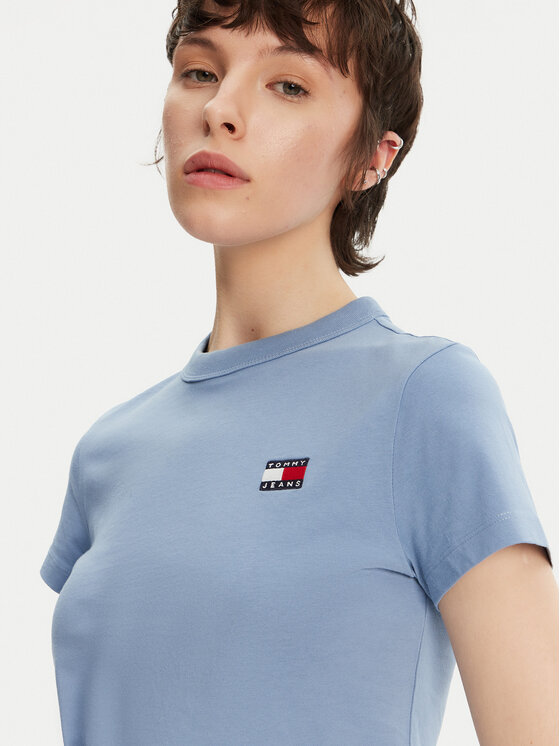 Tommy Jeans Tommy Jeans T-Shirt DW0DW20153 Niebieski Regular Fit