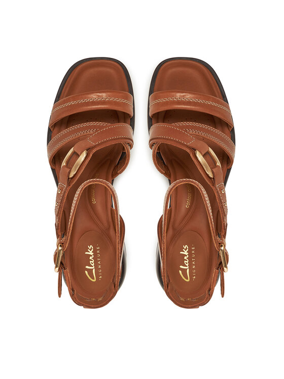 Clarks Clarks Sandali Morwyn Strap 26181244 Marrone