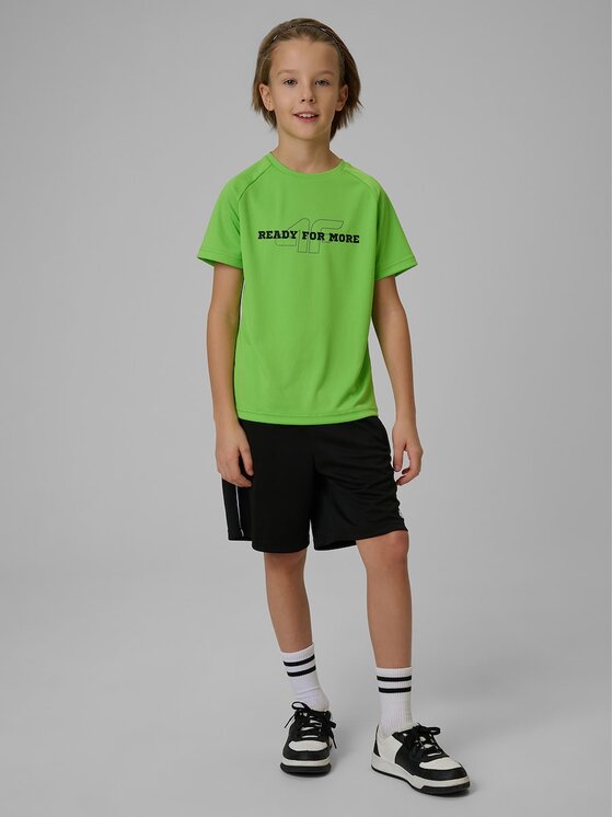 4F 4F T-shirt 4FJRSS26TFTSM2391-45S Verde Regular Fit
