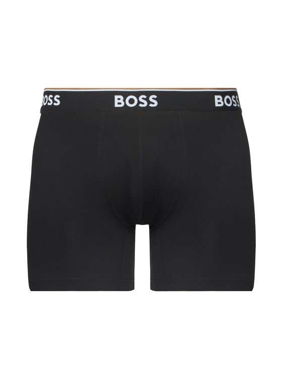 BOSS BOSS Bokserių komplektas BoxerBr 3P Power 50554694 Juoda