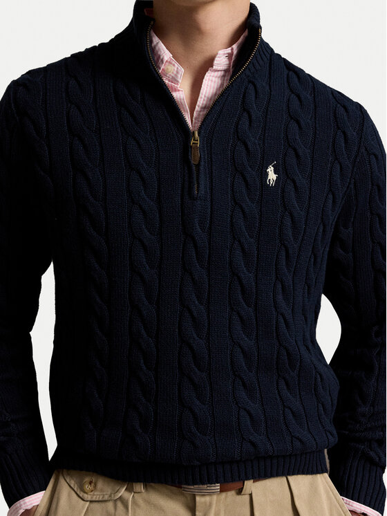 Polo Ralph Lauren Polo Ralph Lauren Sweter 710810841500 Granatowy Regular Fit