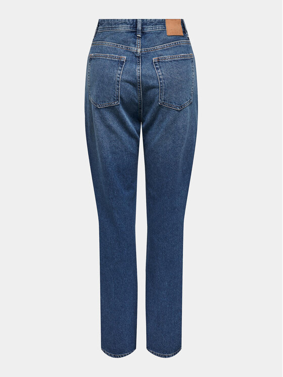 ONLY ONLY Jeans hlače Jaci 15296923 Modra Straight Fit