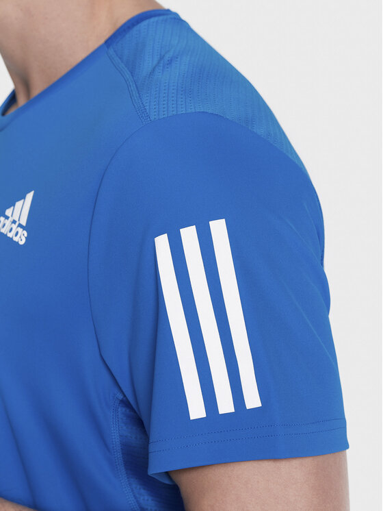 adidas adidas Технічна футболка Own The Run HB7450 Голубий Regular Fit