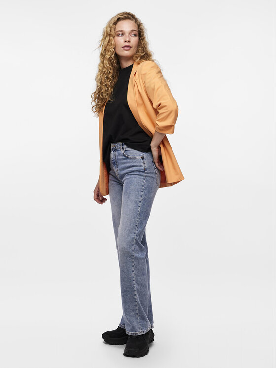 Pieces Pieces Marynarka Bosella 17090996 Pomarańczowy Regular Fit