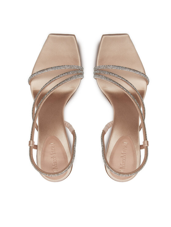Max Mara Max Mara Sandały Stark 2424526371600 Różowy