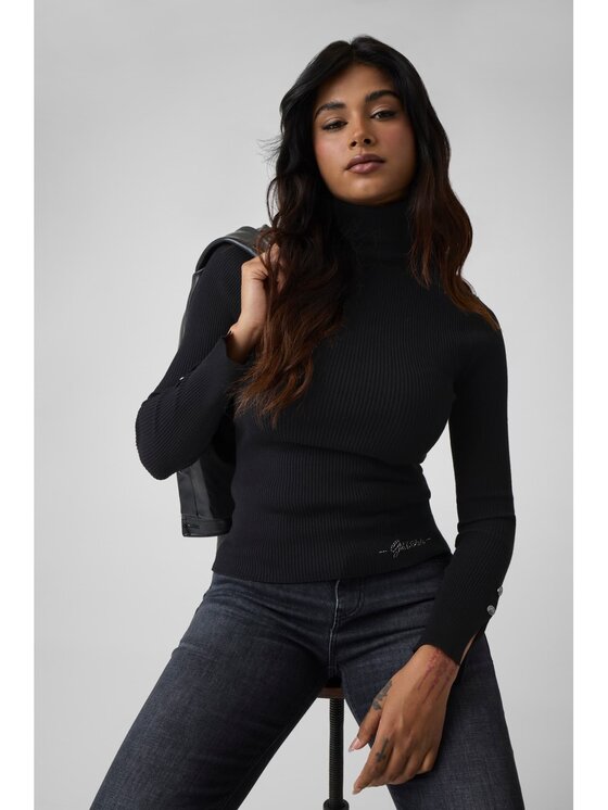 Guess Guess Sweter 183992 Czarny Classic Fit