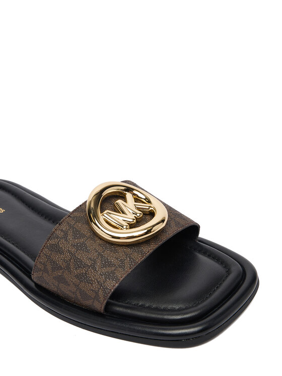 MICHAEL Michael Kors MICHAEL Michael Kors Klapki Milan 40F5MLFS1B Brązowy