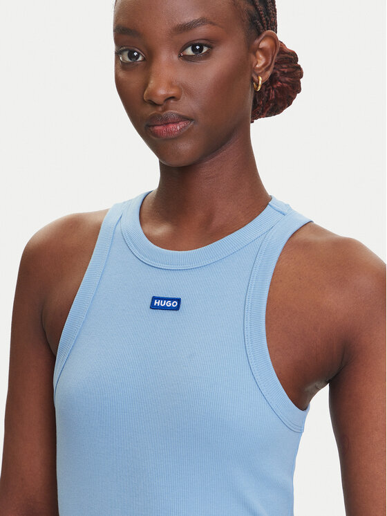 HUGO HUGO Top Easy 50508857 Himmelblau Slim Fit