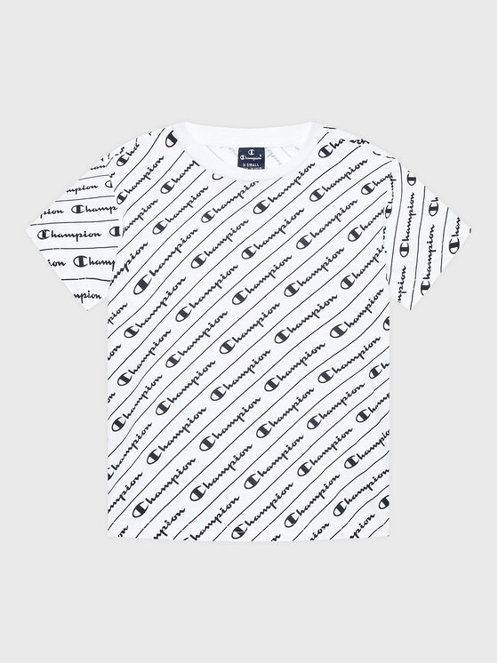 Champion T-krekls 306118 Balts Regular Fit