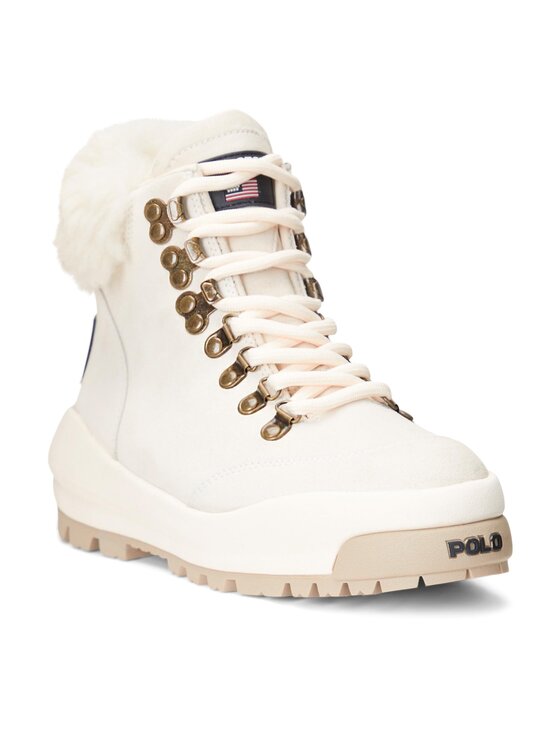 Polo Ralph Lauren Polo Ralph Lauren Šnurovacia obuv 804917245001 Écru