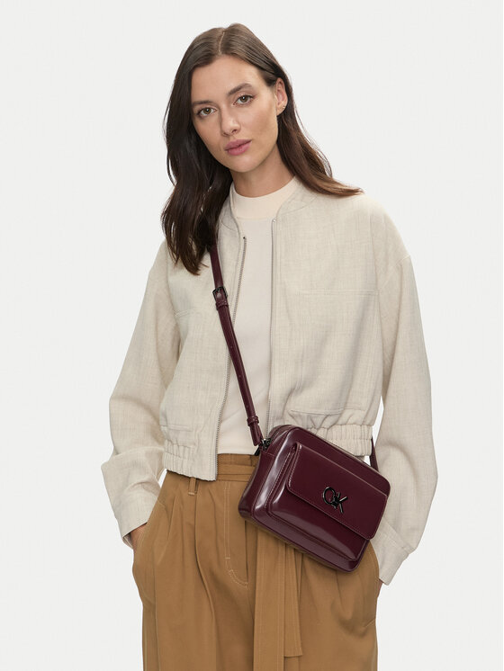 Calvin Klein Calvin Klein Τσάντα Re-Lock Camera K60K612544 Μπορντό