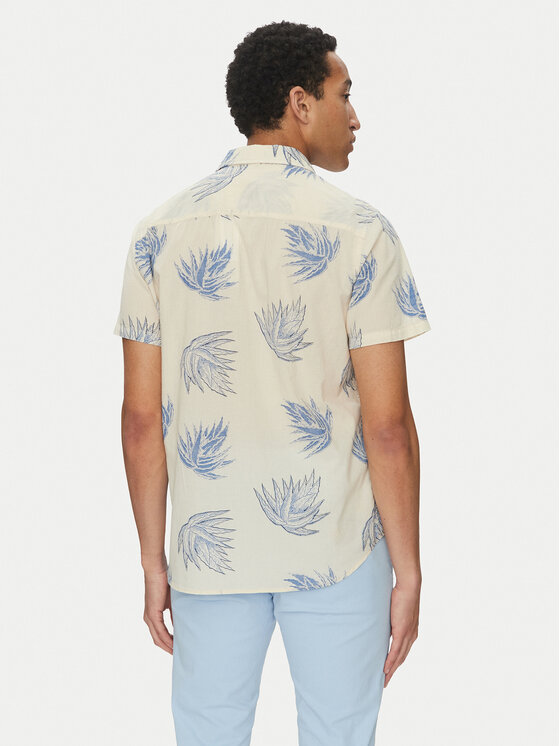 Blend Blend Πουκάμισο 20718216 Μπεζ Regular Fit