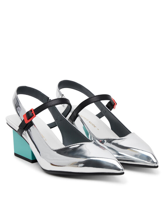 United Nude United Nude Sandali Raila Jane 1091676613 Argento