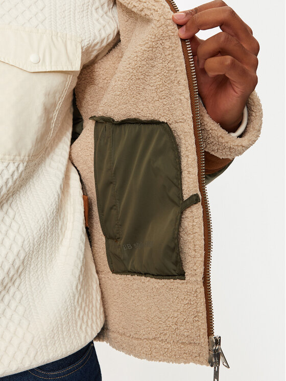 Bomboogie Bomboogie Giacca di pelle JMMILKPGST4 Marrone Regular Fit