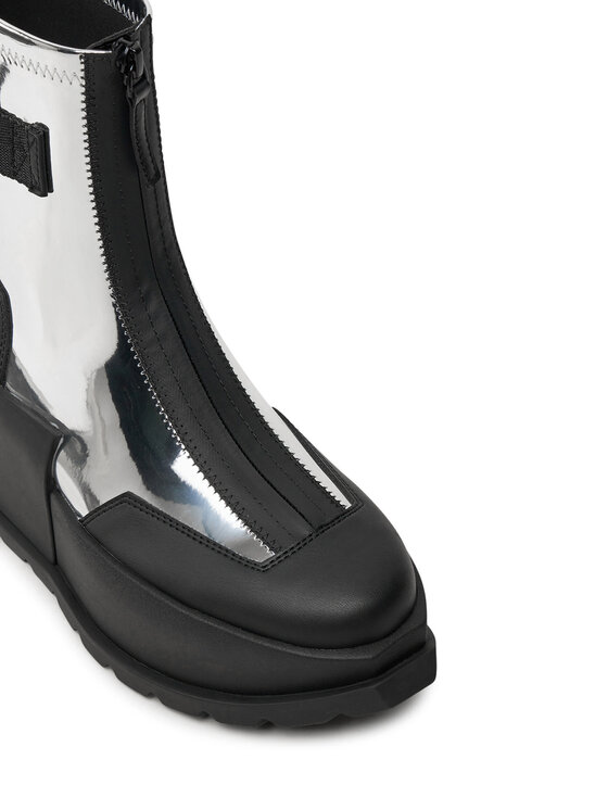 United Nude United Nude Škornji Roko Bootie II 1077714113 Srebrna