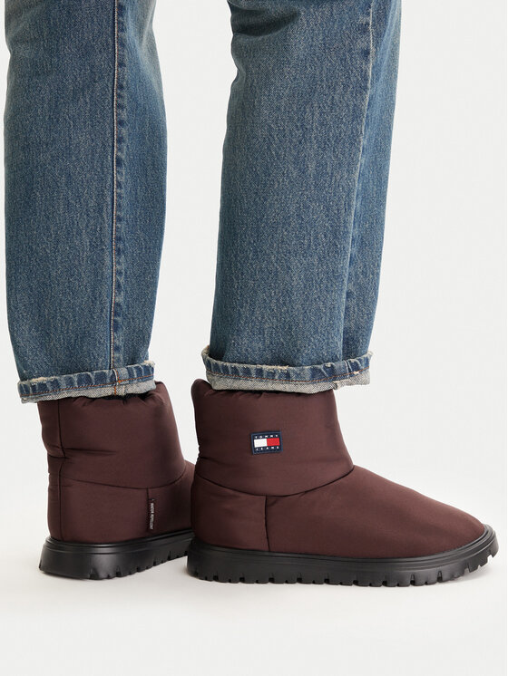 Tommy Jeans Tommy Jeans Μπότες Χιονιού Tjw Snow Boot EN0EN02823 Καφέ