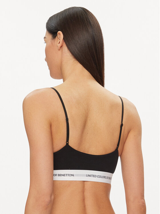 United Colors Of Benetton United Colors Of Benetton Top grudnjak 3OP81R00Q Crna