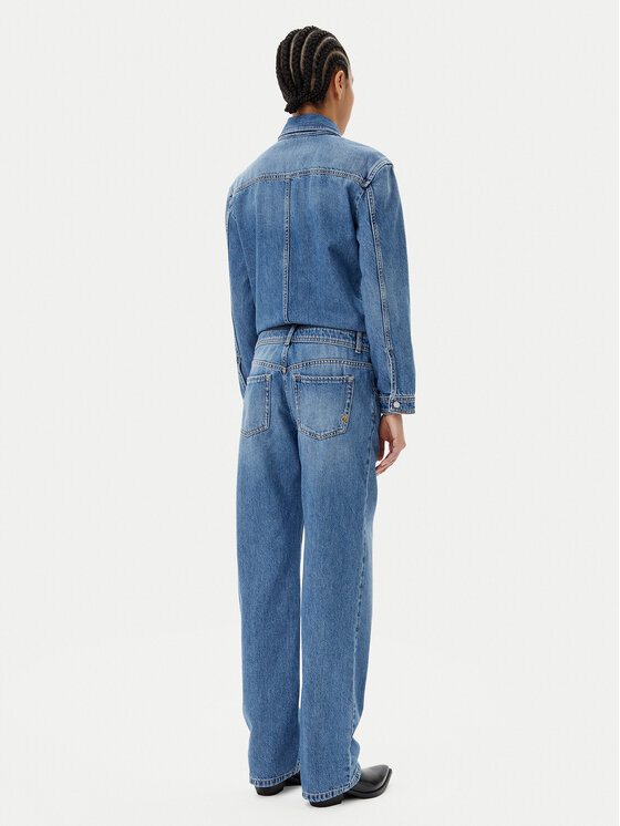 PINKO PINKO Salopetă Tsavo Tuta 104897 Albastru Regular Fit